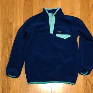 Patagonia kids fleece “synchilla” jacket XL (14)